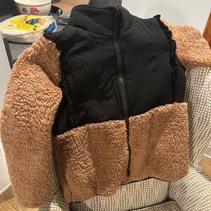 Mystree Black and Tan Jacket